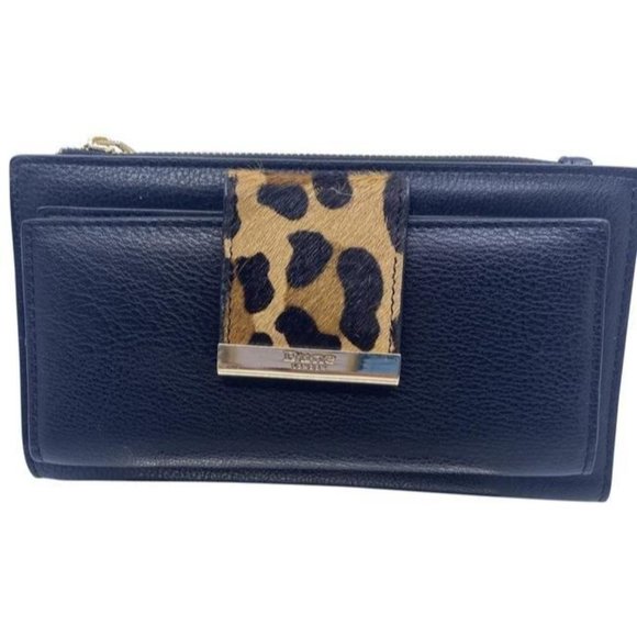 Dune London Handbags - Dune London Black Horse Bit Clasp Wallet